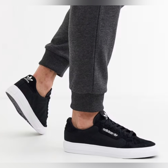 adidas Other - Adidas Continental Vulc Black White Men’s Classic Athletic Shoes Size 7 MSRP $75